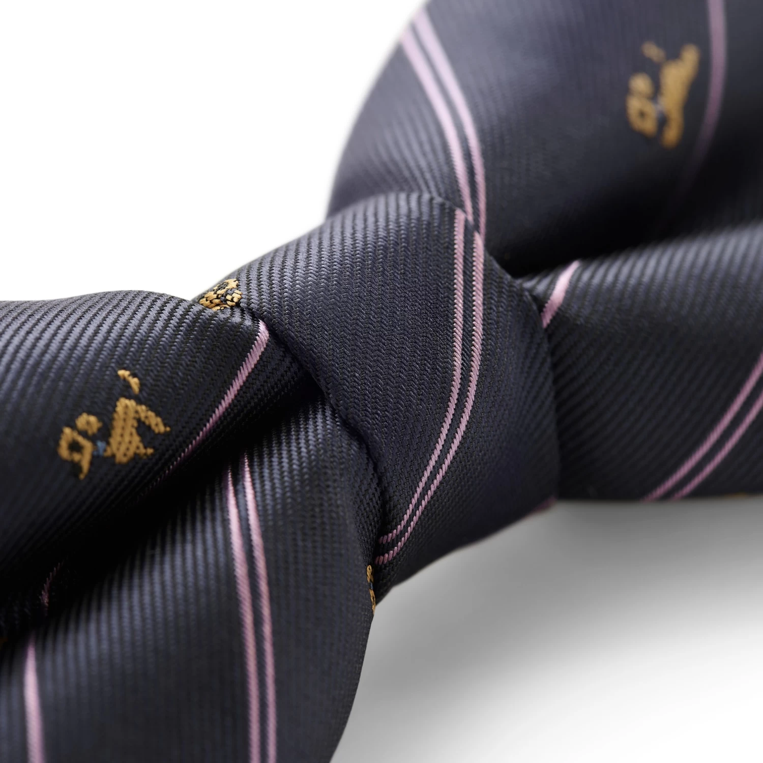 Zoikos | Navy Running Dog Pre-Tied Bow Tie - Image 3