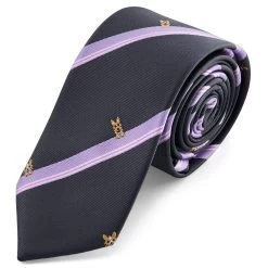 Zoikos | 6 Cm Navy Dog Tie