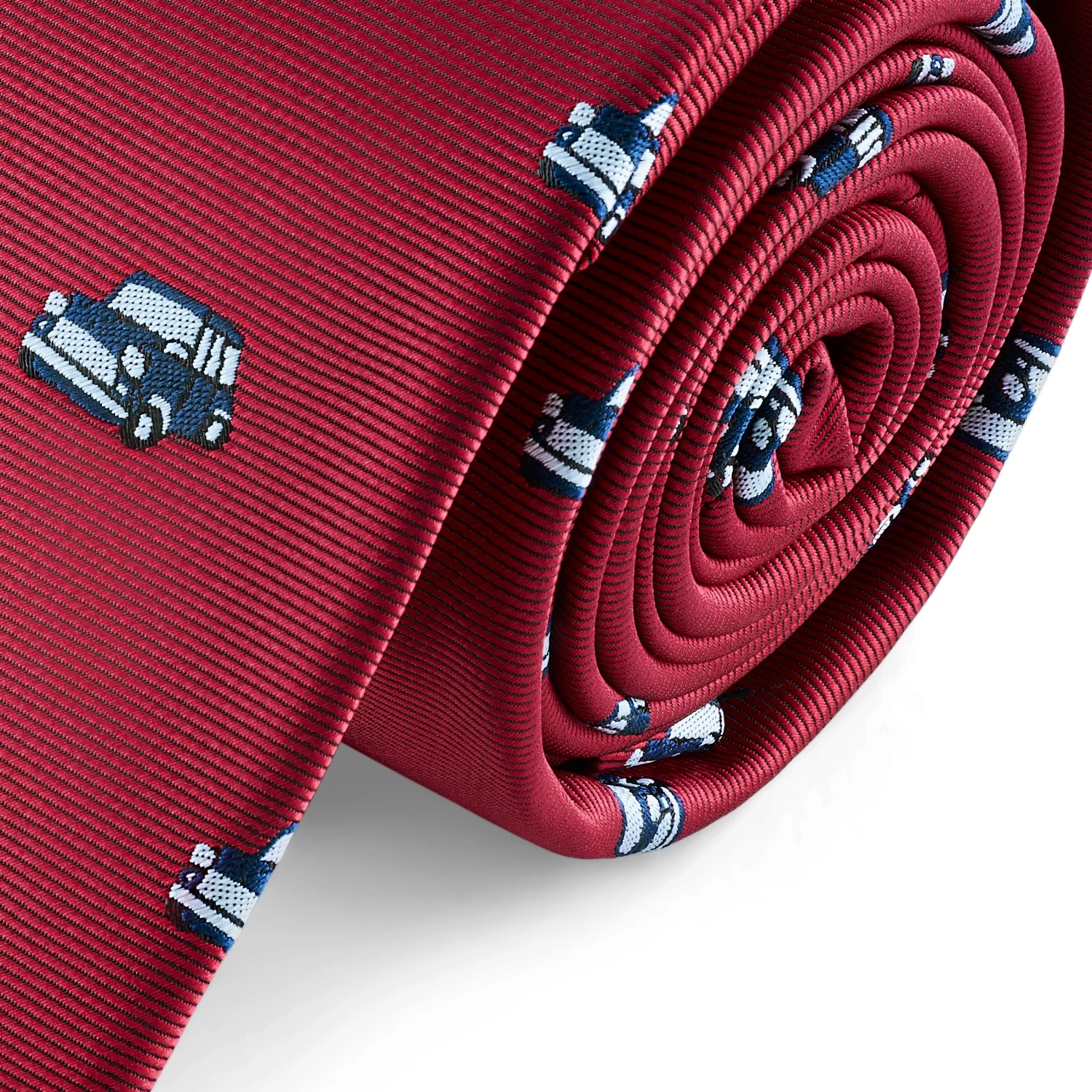 Motos | 6 Cm Red Big Car Tie - Image 2