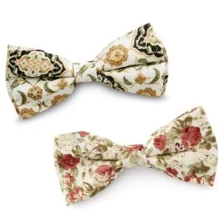 Floral Pre-Tied Bow Tie Set