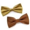 Autumn Yellow Pre-Tied Bow Tie Set