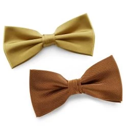 Autumn Yellow Pre-Tied Bow Tie Set