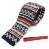 Winter-themed Necktie And Tie Bar Set