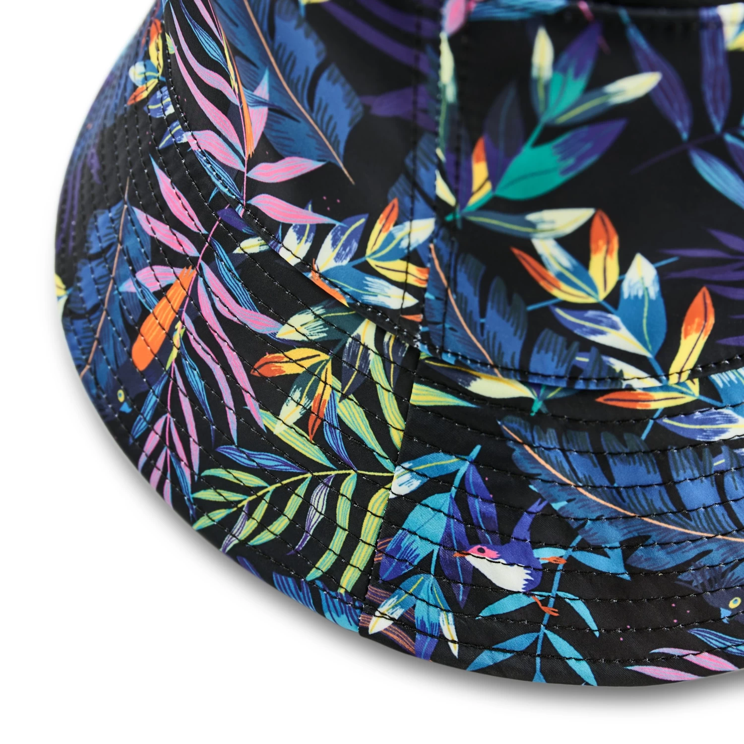 Lacuna | Reversible Black & Floral-Print Bucket Hat - Image 6