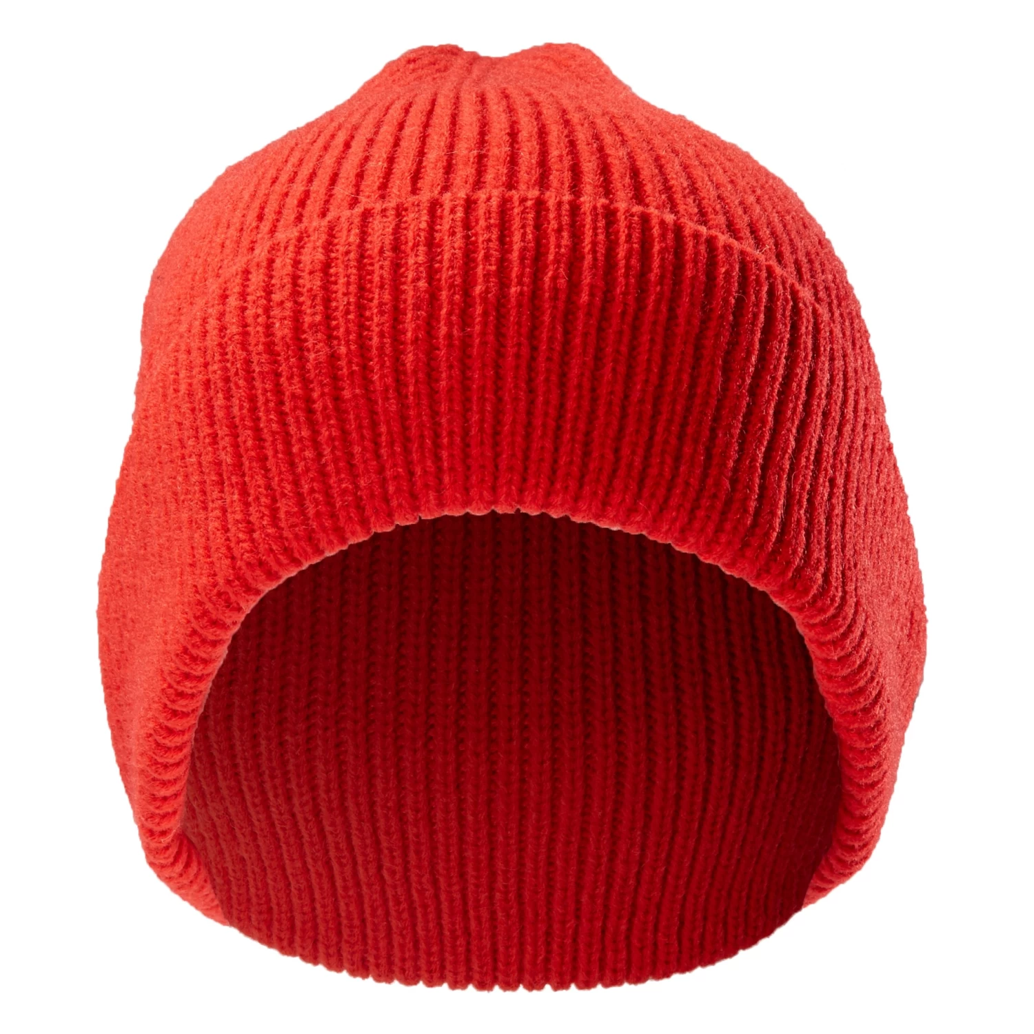 Montagna | Cherry Red Chunky Knitted Rib Beanie - Image 5
