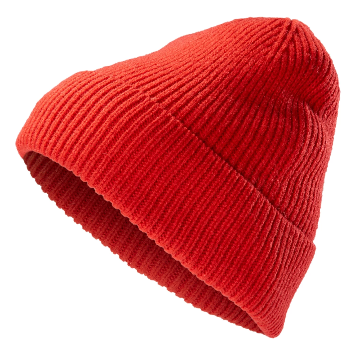 Montagna | Cherry Red Chunky Knitted Rib Beanie