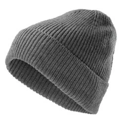Montagna | Metallic Grey Chunky Knitted Beanie