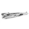 Elegant Silver-Tone Tie Clip