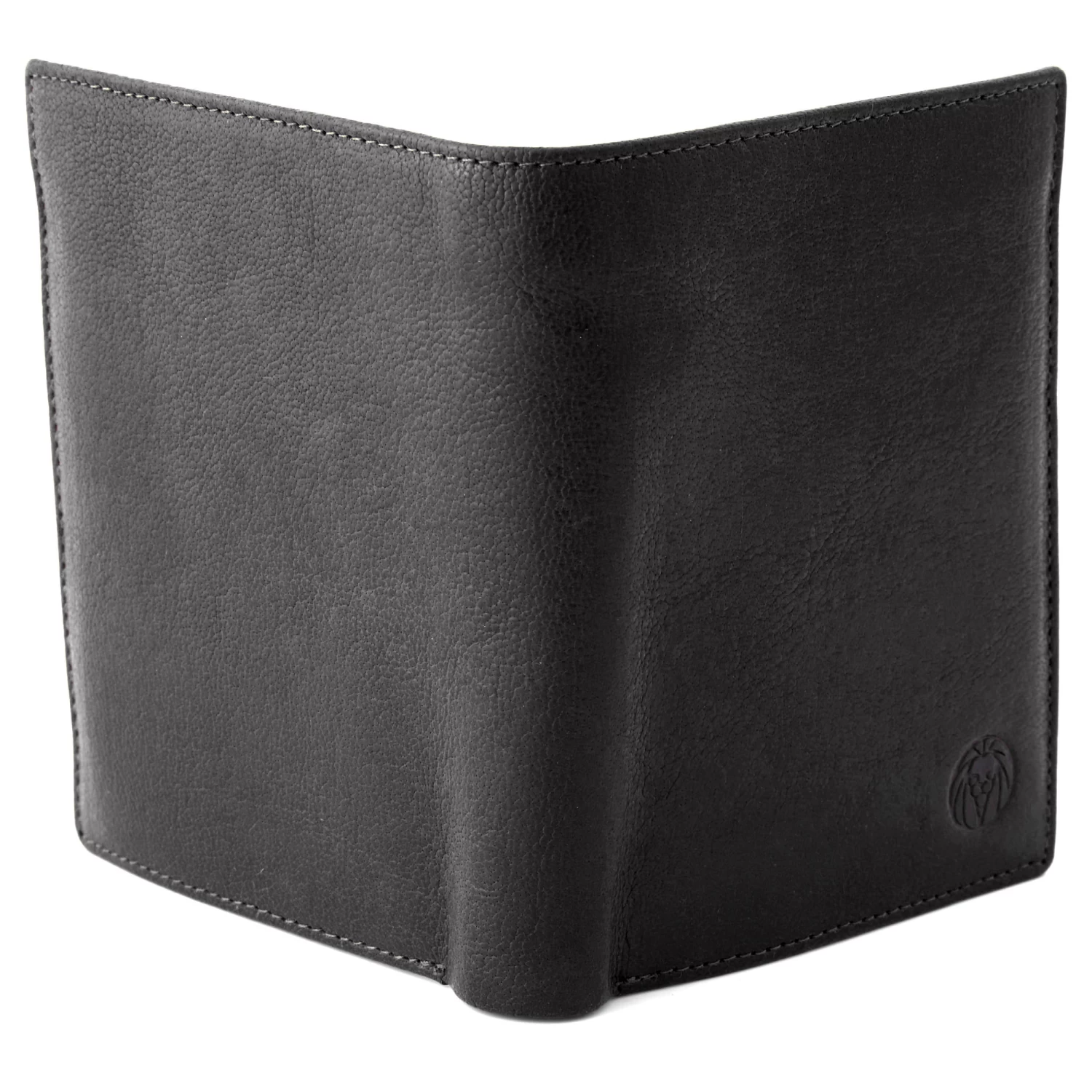 California | Black Stand-Up Leather Wallet - Image 4