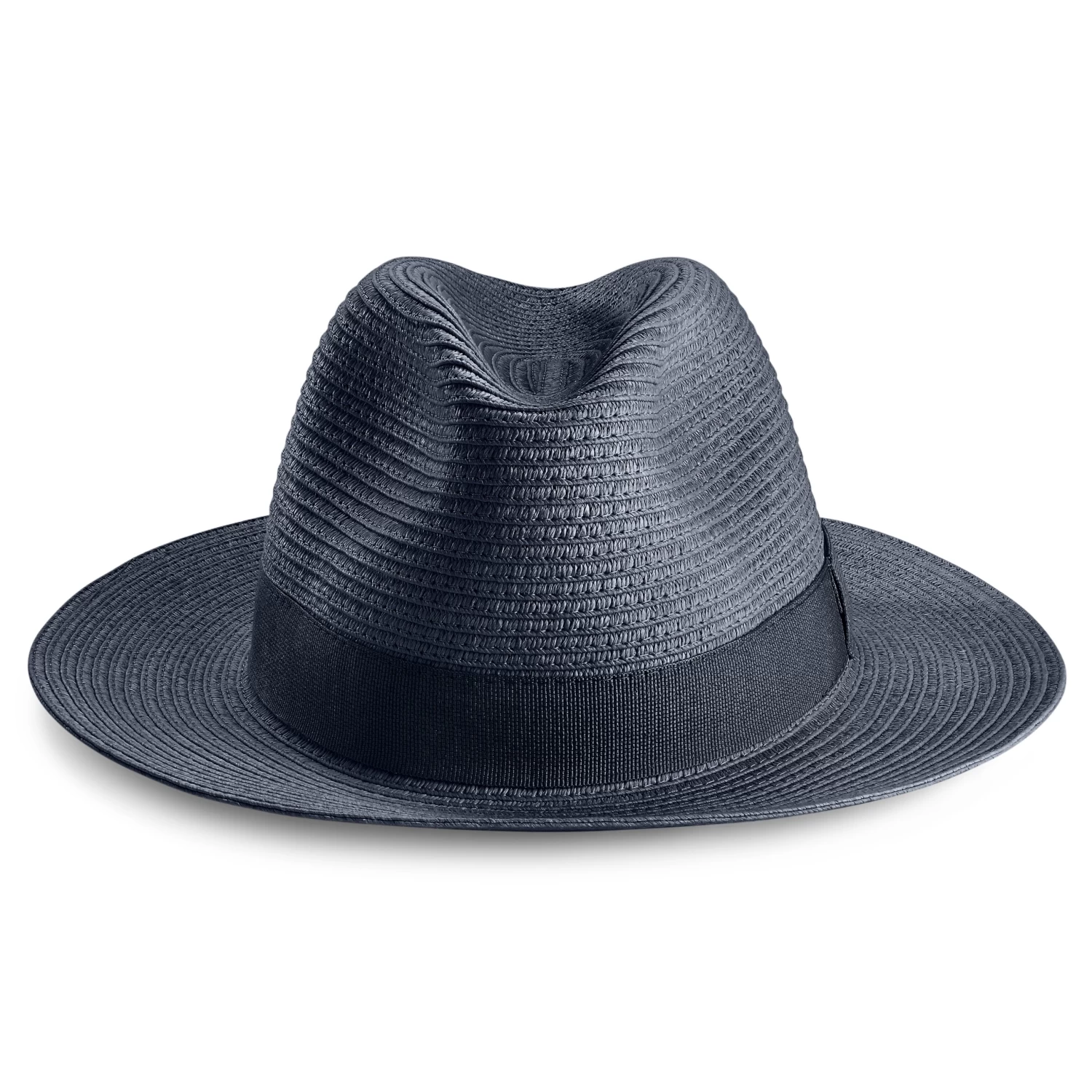 Lacuna | Royal Blue Straw Fedora - Image 3