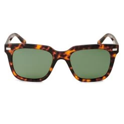 Thea | Tortoise Shell & Forest Green Polarised Polarised Sunglasses