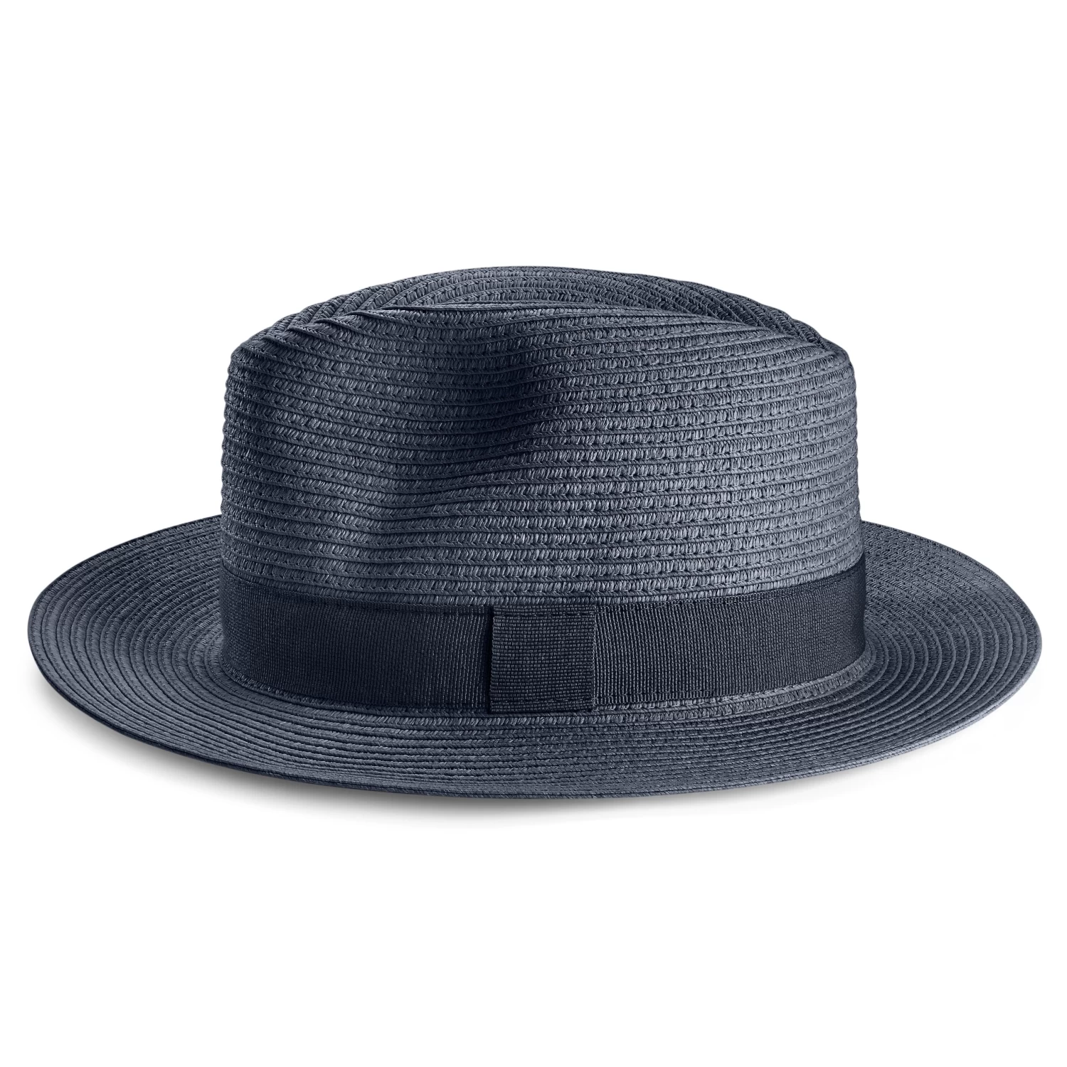 Lacuna | Royal Blue Straw Fedora - Image 4