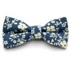 Azure Blue & White Floral Pre-Tied Bow Tie