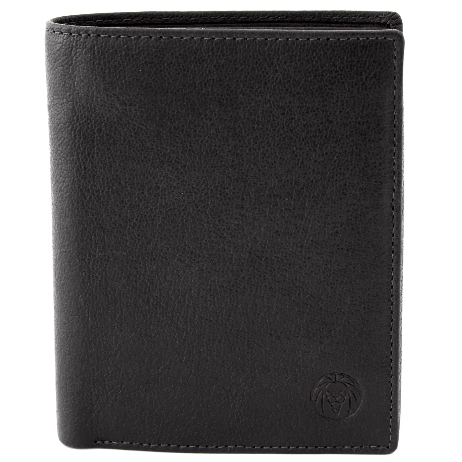 California | Black Stand-Up Leather Wallet - Image 9
