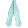 Baby Blue Self-Tie Satin Diamond Tip Bow Tie