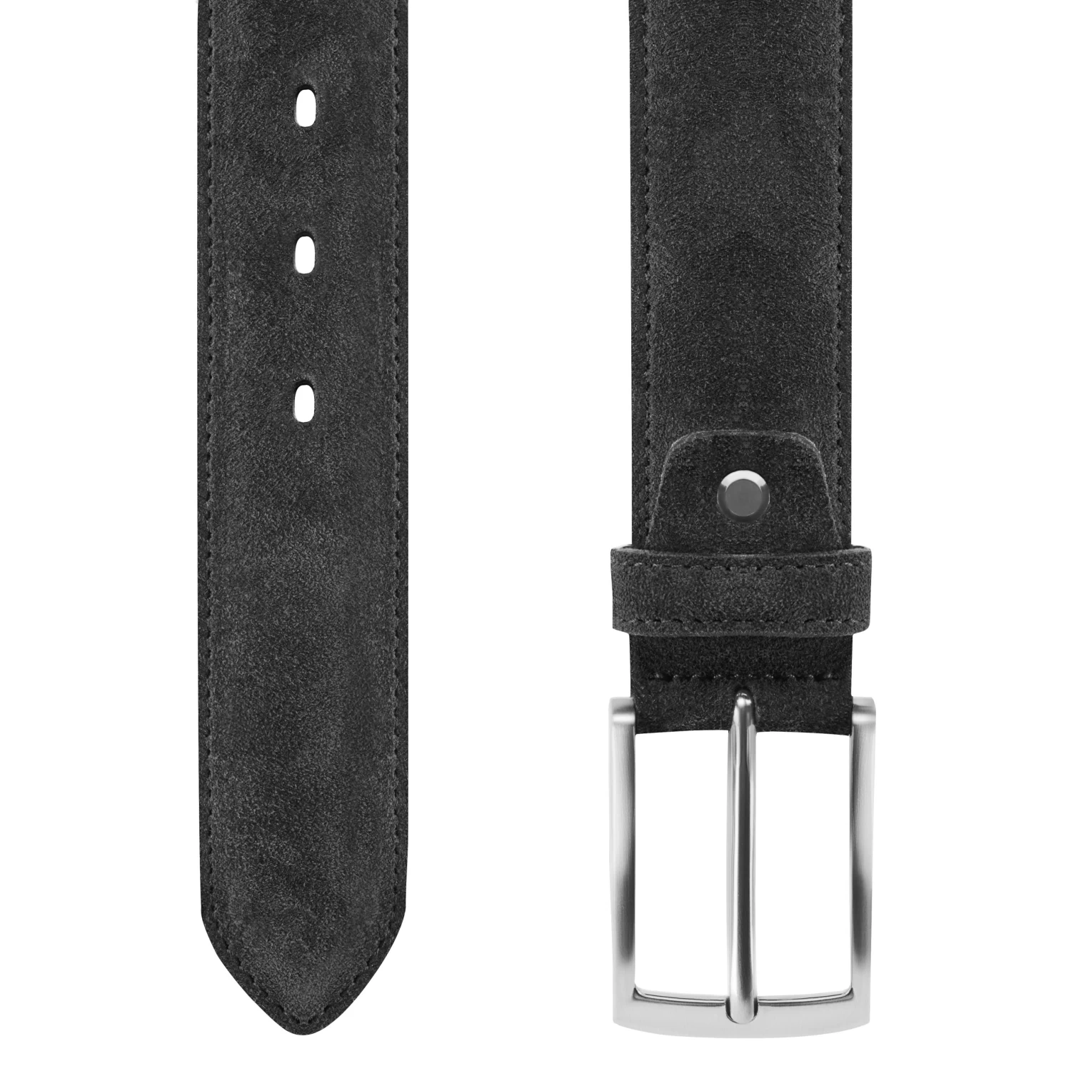 Holden | Black Suede Leather Belt - Image 2