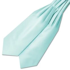 Baby Blue Satin Cravat