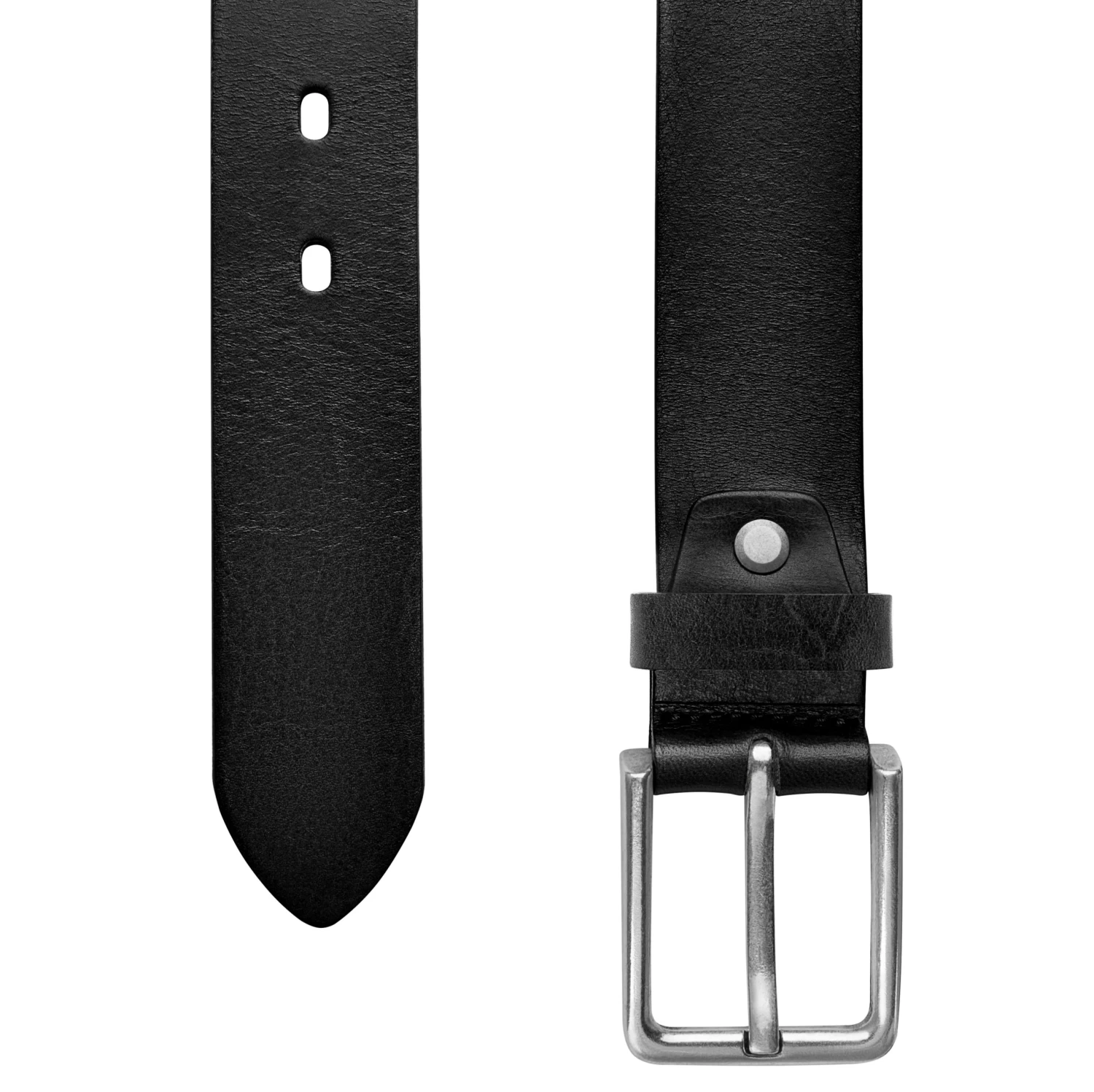 Vincio | Black Full Grain Leather Belt - Image 2