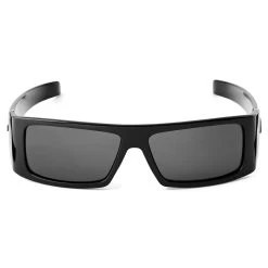 Black & Black Rectangular Sunglasses