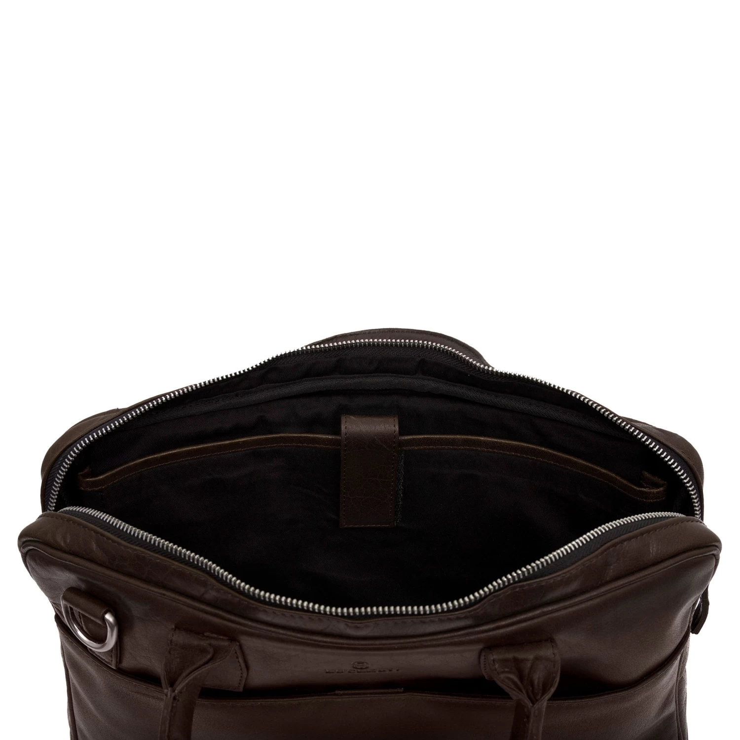 Montreal Slim 13" Executive Brown Leather Bag - Image 7