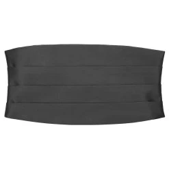 Charcoal Grey Basic Cummerbund