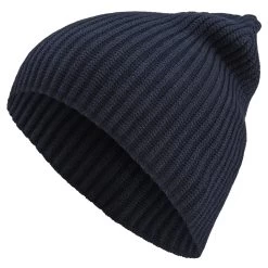 Kite | Navy Blue Lightweight Organic Cotton Chunky Knitted Rib Beanie