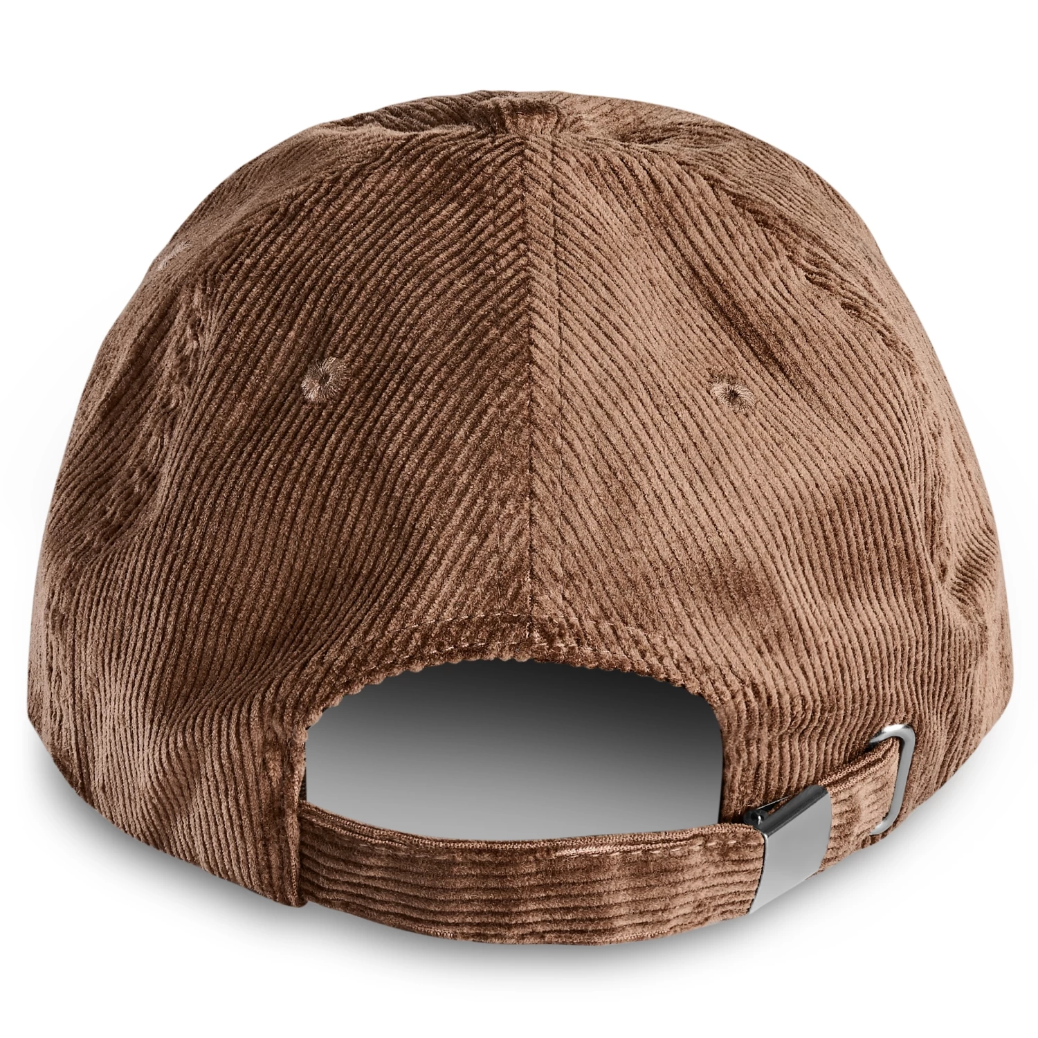 Lacuna | Dark Brown Corduroy Baseball Cap - Image 2