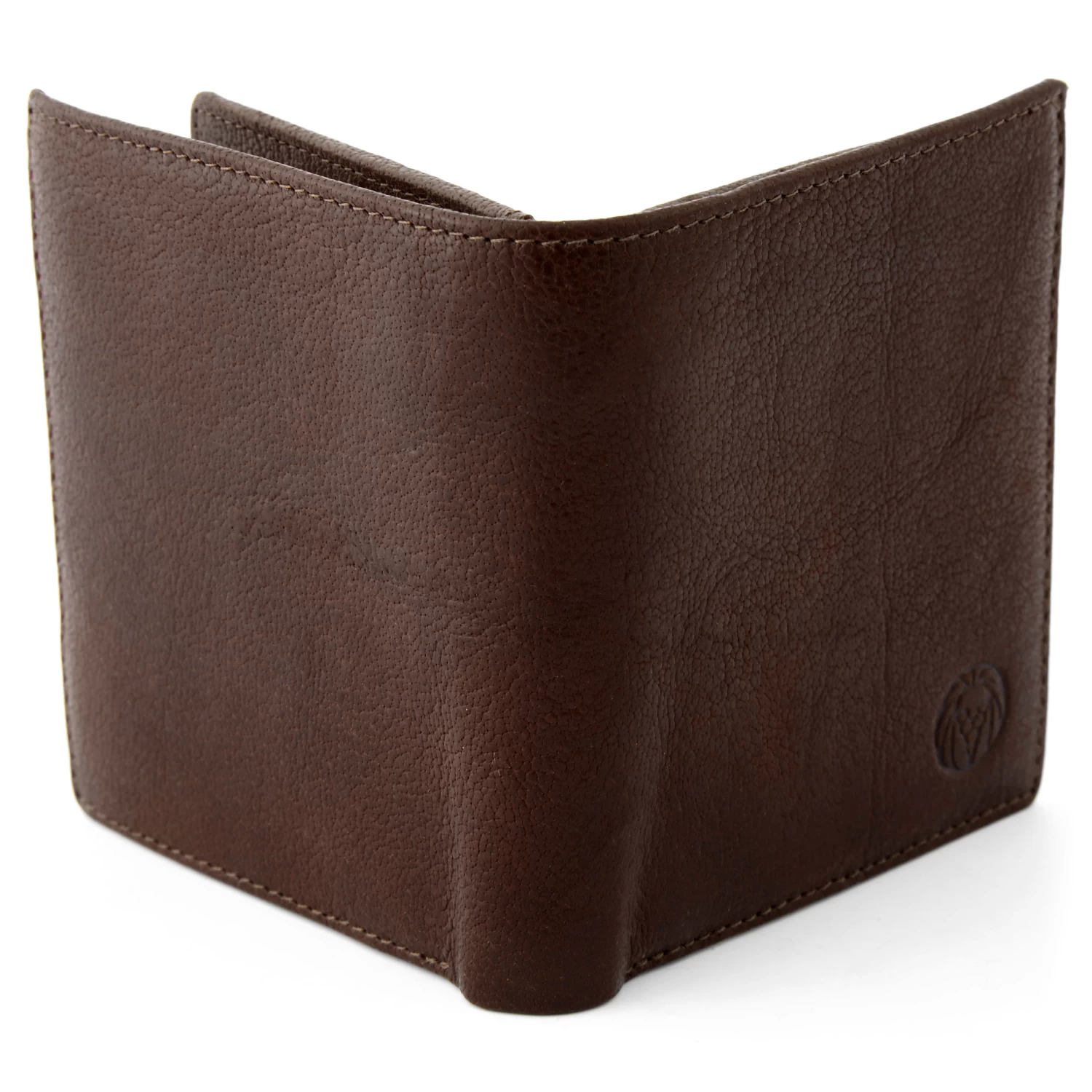 California | Slim Vertical Brown Leather Wallet - Image 3
