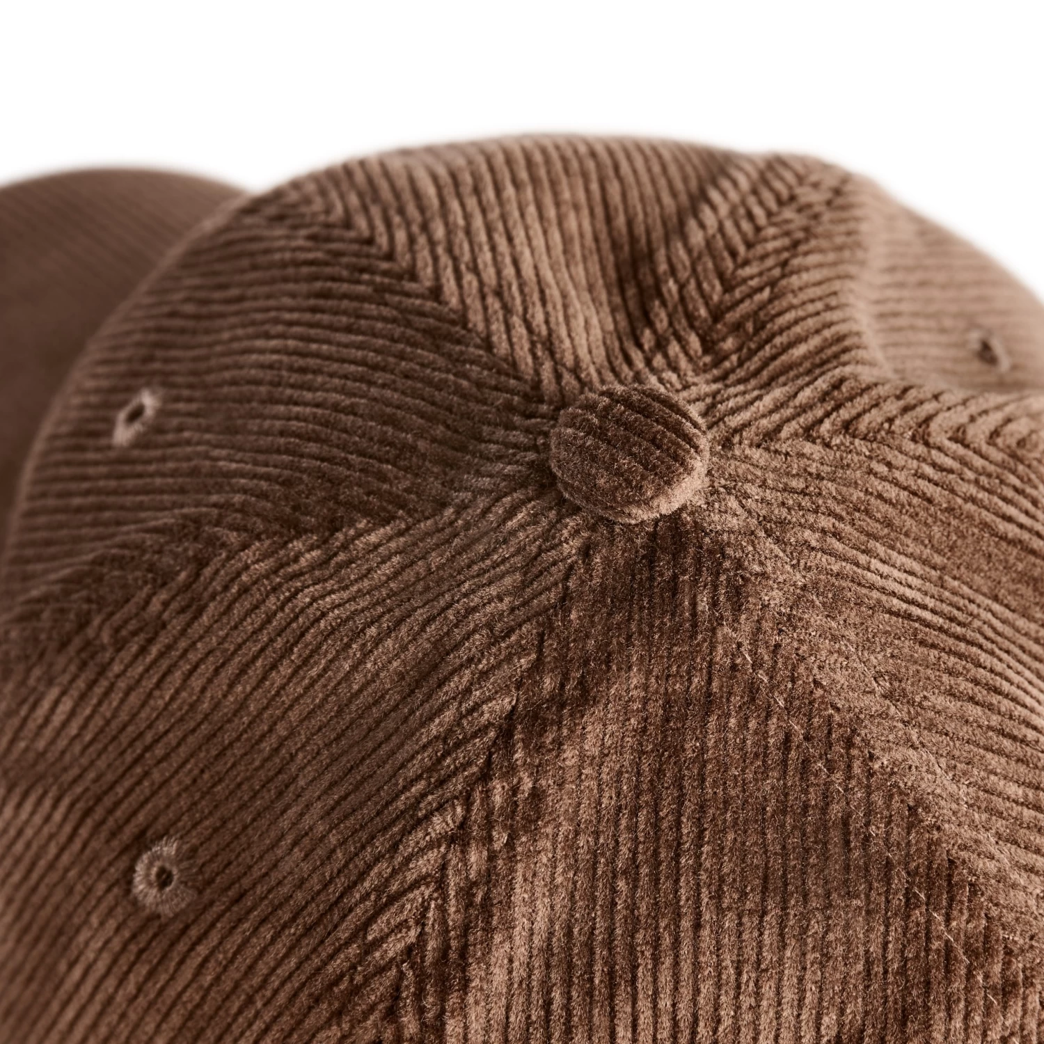 Lacuna | Dark Brown Corduroy Baseball Cap - Image 5