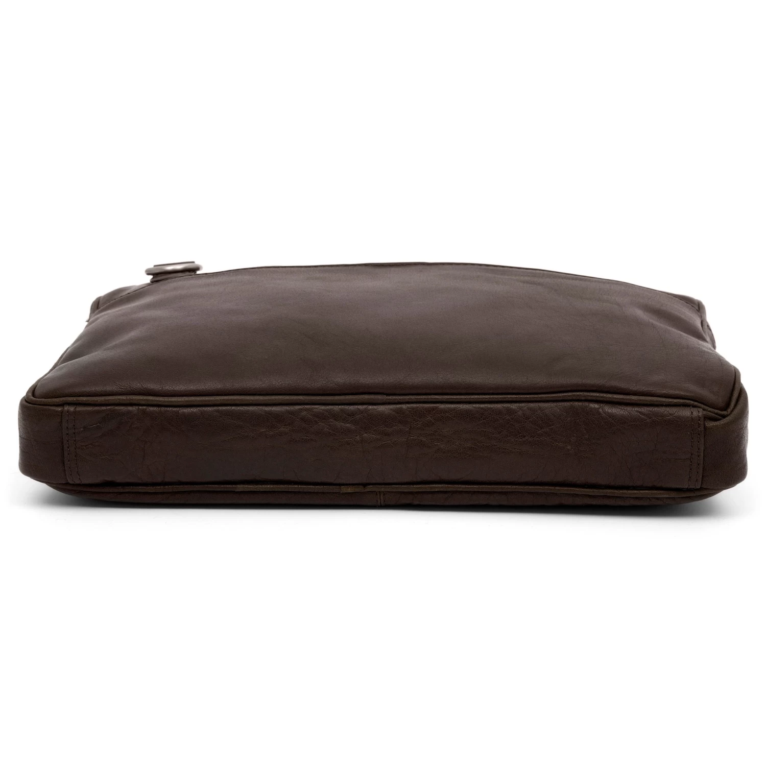 Montreal Slim 13" Executive Brown Leather Bag - Image 6