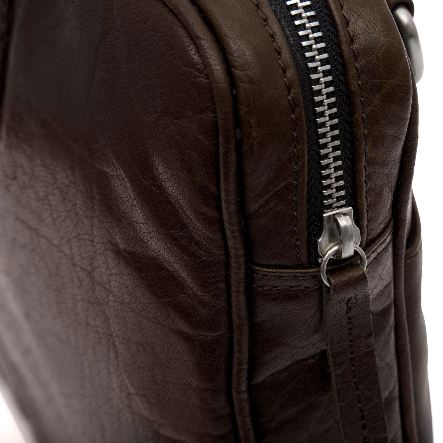 Montreal Slim 13" Executive Brown Leather Bag - Image 12