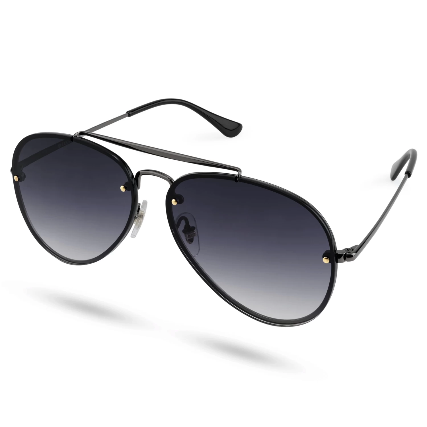 Occasus | Gunmetal Grey Gradient Aviator Sunglasses - Image 5
