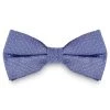 Azure Blue & Canary Yellow Polka Dot Silk Pre-Tied Bow Tie