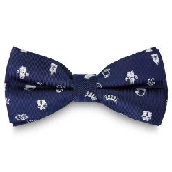 Navy Blue Christmas Pre-Tied Bow Tie