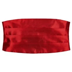 Currant Red Basic Cummerbund