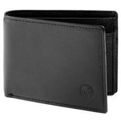 Small Black Leather Wallet