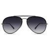 Occasus | Gunmetal Grey Gradient Aviator Sunglasses
