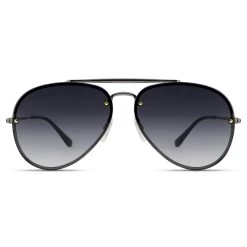 Occasus | Gunmetal Grey Gradient Aviator Sunglasses