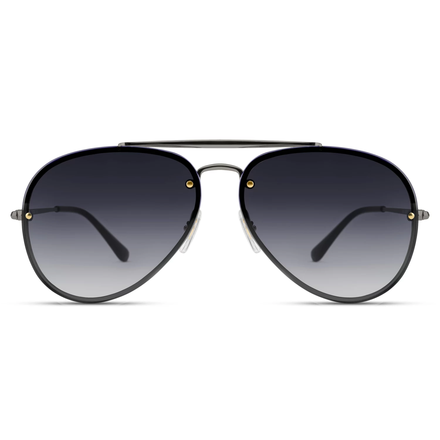Occasus | Gunmetal Grey Gradient Aviator Sunglasses