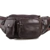 Dark Brown Leather Bum Bag