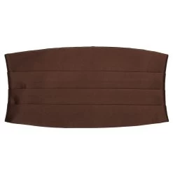 Chocolate Brown Basic Cummerbund