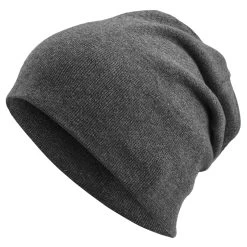 Kite | Dark Grey Lightweight Organic Cotton Fine Knitted Beanie