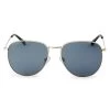 Thea | Gold-Tone & Smoke Grey Stainless Steel Aviator Sunglasses