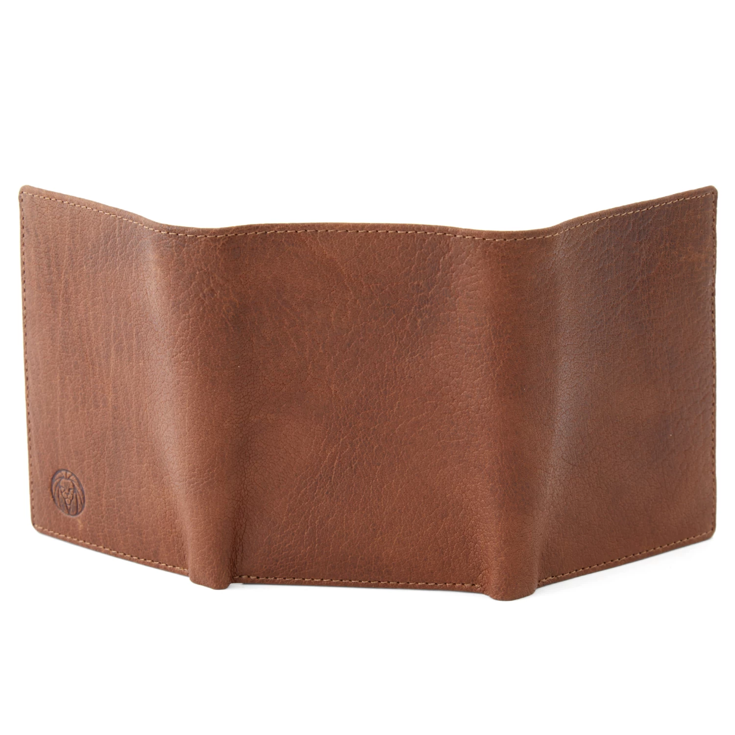 California | Tan Trifold Leather Wallet - Image 4