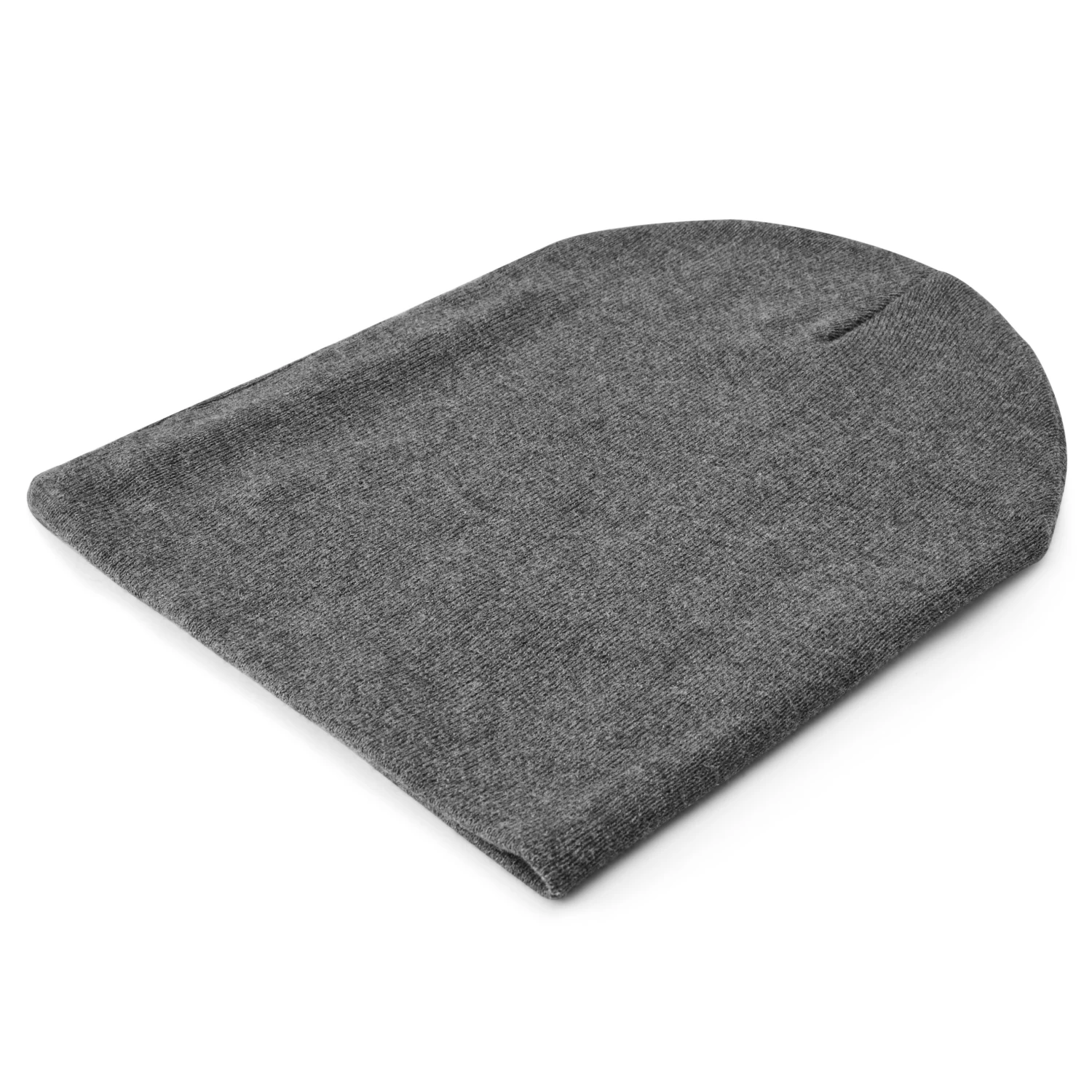 Kite | Dark Grey Lightweight Organic Cotton Fine Knitted Beanie - Image 4