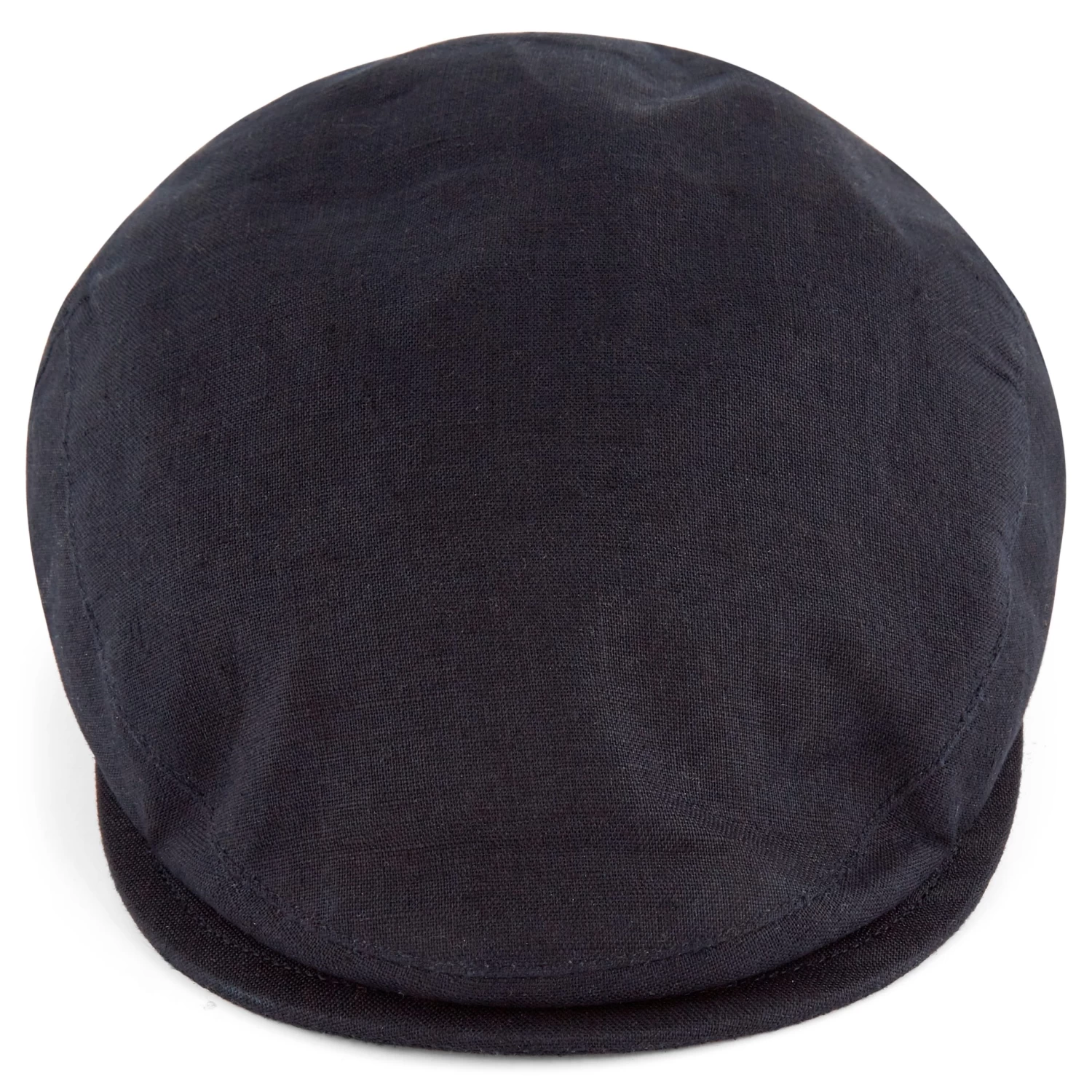 Tirol | Navy Blue Linen Flat Cap - Image 5