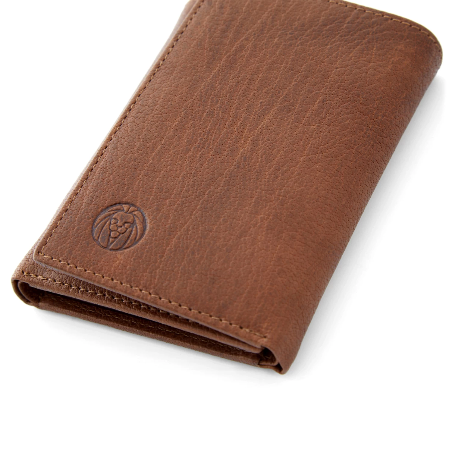California | Tan Trifold Leather Wallet - Image 8