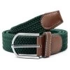 Green Canvas Elastic Belt