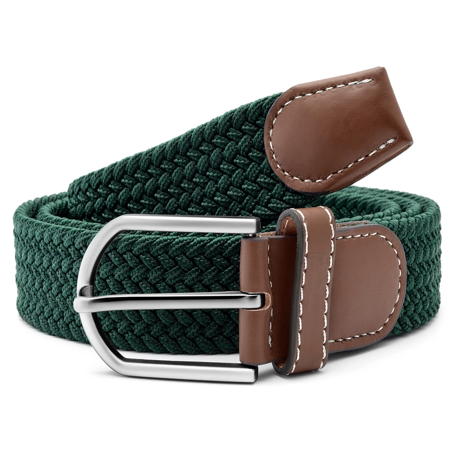 Green Canvas Elastic Belt