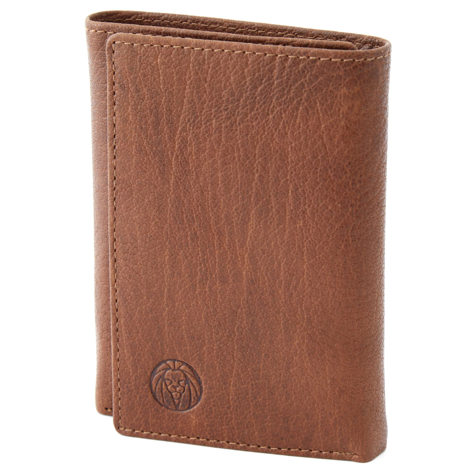 California | Tan Trifold Leather Wallet